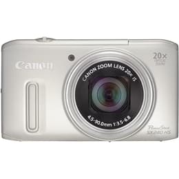 Compacta - Canon PowerShot SX240HS Plata + objetivo Canon Zoom lens 20x 4.5-90mm f/3.5-6.8 IS