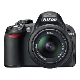 Reflex - Nikon D3100 - negro + lente 18-55 mm + 55-200 mm