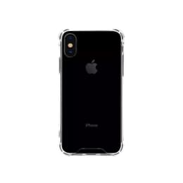 Funda iPhone X/XS y 2 protectores de pantalla - Plástico reciclado - Transparente