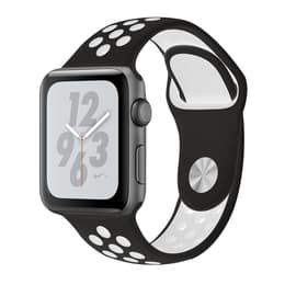 Apple Watch (Series 4) 2018 GPS + Cellular 44 mm - Aluminio Gris espacial - Deportiva Nike Negro/Blanco