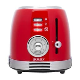 Tostador Sogo TOS-SS-5460 2 ranuras - Rojo