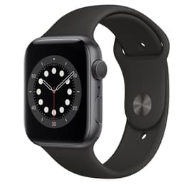 Apple Watch (Series 6) 2020 GPS 44 mm - Aluminio Gris espacial - Correa deportiva Negro