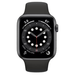 Apple Watch (Series 6) 2020 GPS 44 mm - Aluminio Gris espacial - Correa deportiva Negro