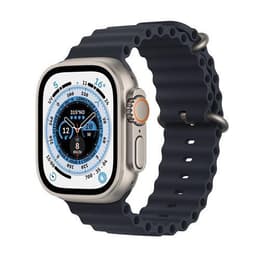 Apple Watch Ultra (2022) GPS + Cellular 49 mm - Titanio Titanio natural - Correa Ocean Negro