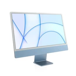 iMac 24" (2023) M3 de Apple con CPU de 8 núcleos GPU de 10 núcleos - 256 GB SSD - 8 GB QWERTY - Inglés Vidrio estándar