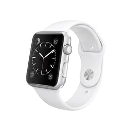 Apple Watch (Series 1) 2016 GPS 42 mm - Aluminio Plata - Deportiva Blanco