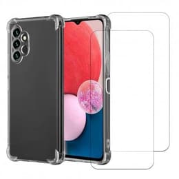 Funda Galaxy A13 y 2 protectores de pantalla - TPU - Transparente