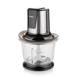 Batidora eléctrica John Lewis Mini Chopper - Negro/Plata