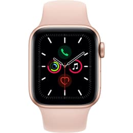 Apple Watch (Series 5) 2019 GPS + Cellular 40 mm - Aluminio Oro - Deportiva Rosa arena