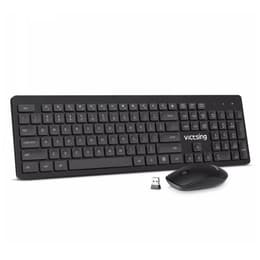 Victsing Teclado QWERTY Inglés (UK) Wireless pc176