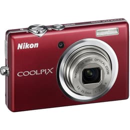 Cámara compacta Coolpix S570 - Rojo + Nikon Nikkor Wide Optical Zoom f/2.7-6.6