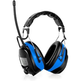 Cascos reducción de ruido wireless Auna Jackhammer - Azul