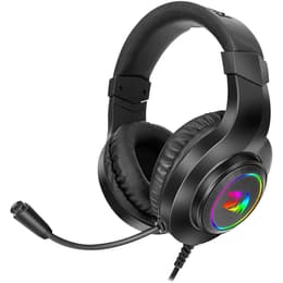 Cascos reducción de ruido gaming con cable micrófono Redragon HYLAS H260RGB - Negro