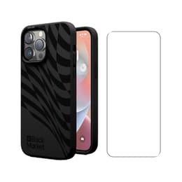 Back Market Funda iPhone 14 Pro Max y pantalla protectora - 100% biodegradable - Ola negra