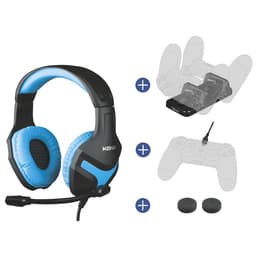 Micrófono PlayStation 4 Konix BLACK AND BLUE PS4 GAMER PACK