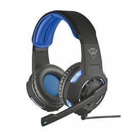 Cascos reducción de ruido gaming con cable micrófono Trust GXT 350 - Negro/Azul