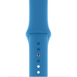 Apple Watch (Series 4) 2018 GPS + Cellular 44 mm - Aluminio Plata - Deportiva Azul