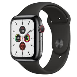 Apple Watch (Series 5) 2019 GPS + Cellular 40 mm - Acero inoxidable Negro - Correa deportiva Negro