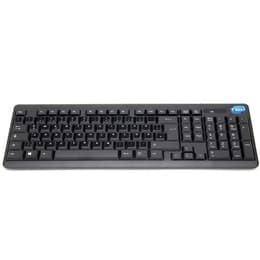 Simpletek Teclado QWERTZ Alemán Wireless Mouse + Keyboard with Stickers 1000 DPI 2.4G Nano reciever