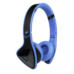 Cascos gaming con cable + inalámbrico micrófono Monster DNA On-Ear - Azul/Negro
