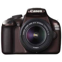 Cámara Reflex - Canon EOS 1100D - Marrón + Objetivo EFS 18-55mm