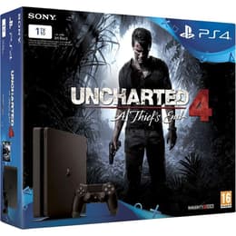 PlayStation 4 Slim 1000GB - Negro + Uncharted 4