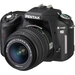 Cámara réflex Pentax K100D + lente de 18-55 mm - Negro