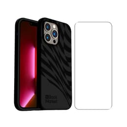Back Market Funda iPhone 13 Pro y pantalla protectora - 100% biodegradable - Ola negra