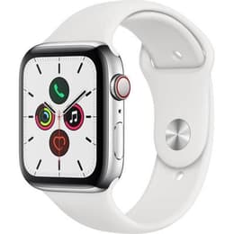 Apple Watch Series 7 (2021) GPS + Cellular 45 mm - Titanio Plata - Correa deportiva Blanco