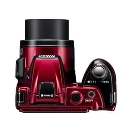 Cámara Compacta - Nikon Coolpix L120 - Negro / Rojo