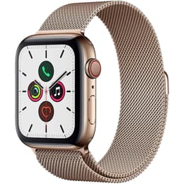 Apple Watch (Series 5) 2019 GPS + Cellular 40 mm - Acero inoxidable Oro - Pulsera Milanese Loop Oro