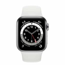 Apple Watch Series 6 (2020) GPS + Cellular 40 mm - Aluminio Plata - Correa deportiva Blanco