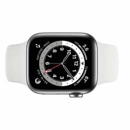 Apple Watch Series 6 (2020) GPS + Cellular 40 mm - Aluminio Plata - Correa deportiva Blanco