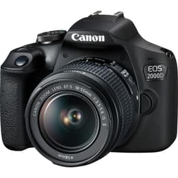 Reflex - Canon EOS 2000D - Negro + Objetivo 18-55 IS + 55-250 IS