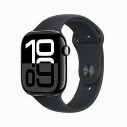 Apple Watch Series 10 (2024) GPS 42 mm - Aluminio Negro azabache - Correa Nike Sport Negro