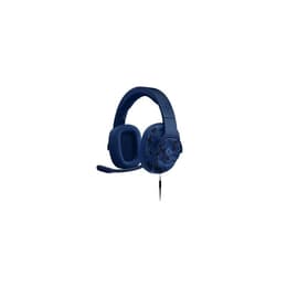 Cascos reducción de ruido gaming con cable micrófono Logitech G433 - Azul