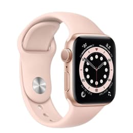 Apple Watch (Series 6) 2020 GPS 40 mm - Aluminio Oro - Correa deportiva Rosa arena