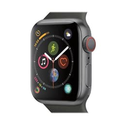 Apple Watch (Series 4) 2018 GPS + Cellular 44 mm - Aluminio Gris espacial - Deportiva Negro