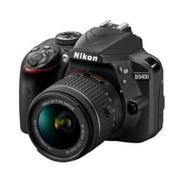 Réflex D3400 - Negro + Nikon Nikon AF-P DX Nikkor 18-55 mm f/3.5-5.6G VR