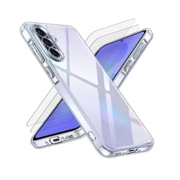 Funda Galaxy A36 y 2 protectores de pantalla - TPU - Transparente