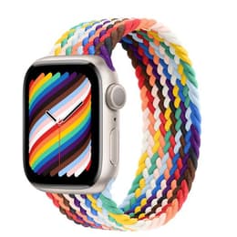 Apple Watch (Series 8) 2022 GPS 41 mm - Aluminio Rojo - Correa Solo Loop trenzada Rojo