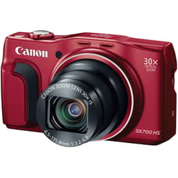 Cámara compacta PowerShot SX700 HS - Rojo + Canon Zoom Lens 30X IS 4.5-135mm f/3.2-6.9 f/3.2-6.9