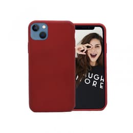 Funda iPhone 13 mini - Material natural - Rojo