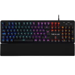 The G-Lab Teclado AZERTY Francés retroiluminado Keyz Carbon E