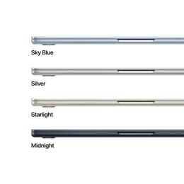 MacBook Air 13" (2025) - M4 de Apple con CPU de 10 núcleos y GPU de 10 núcleos - 16GB RAM - SSD 256GB - Pantalla estándar - QWERTY - Italiano