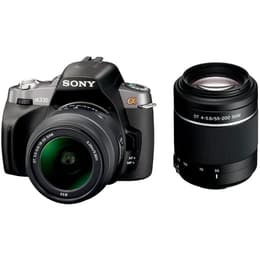 Réflex Alpha 230 - Negro + Sony DT 18-55mm f/3.5-5.6 SAM + DT 55-200mm f/4-5,6 SAM f/3.5-5.6 + f/4-5.6