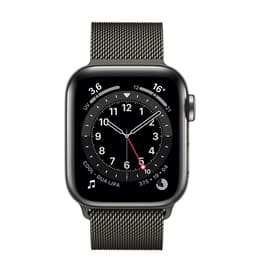 Apple Watch (Series 4) 2018 GPS 44 mm - Aluminio Gris espacial - Milanesa Gris