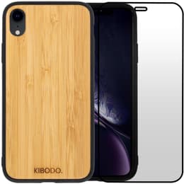 Funda iPhone XR y pantalla protectora - Madera - Madera