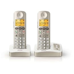 Téléphone sans fil avec répondeur perle Philips XL3052C/FR Teléfono fijo
