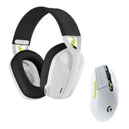 Cascos reducción de ruido gaming wireless micrófono Logitech G305 - Blanco